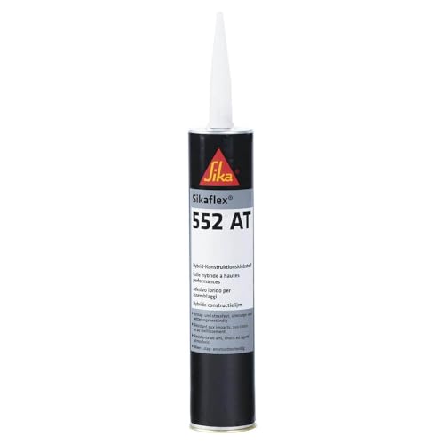 Sika Sikaflex 552 At, Adesivo Monocomponente Elastico Per Assemblaggio Veicoli E Parti Di Grandi Dimensioni, Applicabile Su Metalli Verniciati, Vetror