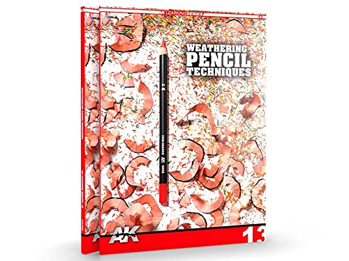 Ak Learning 13 Weathering Pencil Techniques (96 Pages) (English) (Ak522)