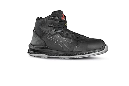 U-Power Scuro Esd S3 Ci Src, Scarpe Antinfortunistiche Alte, Leggere E Comode U-Power Della Linea Red Industry, Con Tomaia In Morbida Pelle Fiore Bott