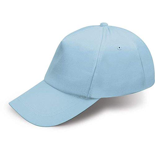 Super Offerta 10 Pz Cappello Bambino Con Visiera In Cotone Celeste