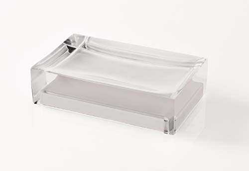 Gedy Rainbow Portasapone Bianco White Soap Holder