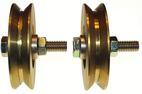 V Groove Gate Wheel V89-12, 89 Mm Diameter-12 Mm Shaft