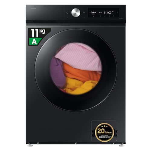 Samsung Lavasciuga Bespoke Ai Wd11Db7B85Gbu3, 11+6 Kg, Ecodosatore, Vapore Igienizzante, Ai Wash, Carica Frontale, 60L X 85H X 60P Cm