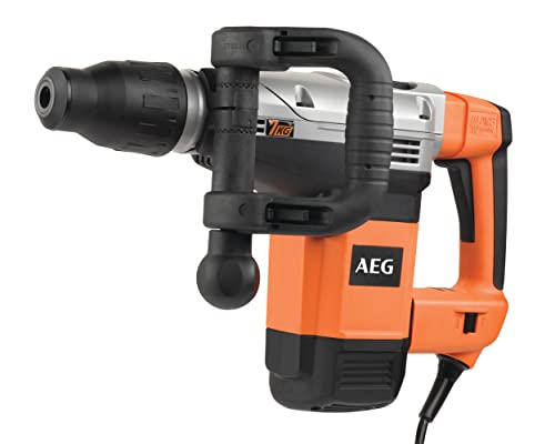 Aeg Mh 7 E Martello Demolitore A Batteria 7 Kg Sds-Max, Motore Da 1500W Ed Energia Di Impatto Da 10.5 J, Con Impugnatura Ergonomica, Cn Sistema Antivi