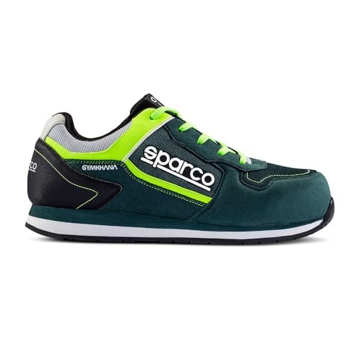 Sparco Gymkhana Scarpe Da Lavoro Antinfortunistiche S1P Src Verde-Lime