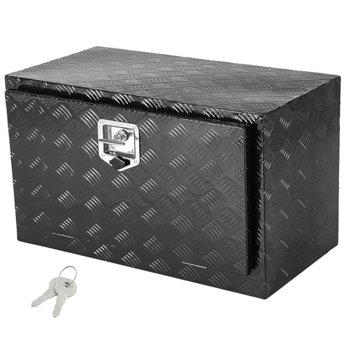 Vevor Cassetta Porta Attrezzi Di Autocarro, Scatola Porta Attrezzi Per Rimorchio Camion, 760X432X457Mm Scatola Portaoggetti Per Pick-Up, Lega Allumini