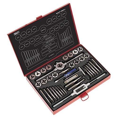 Set Sealey Tap & Die Split Dies 40Pc Metric