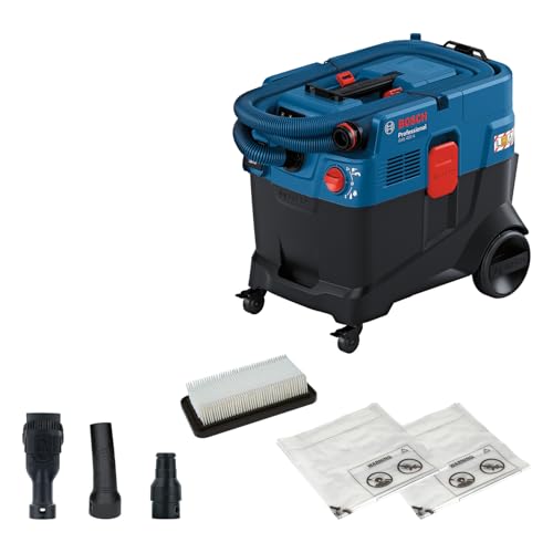 Bosch Professional Aspiratore Universale Gas 400 A (1200 W, Sistema Pulizia Filtro Automatico (Afc), Incl. Filtro Principale, Tubo Flessibile, Adattat