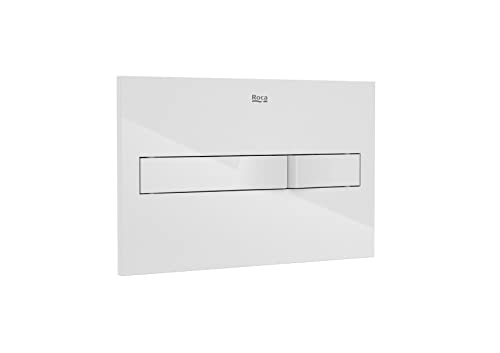 Roca A890196000 Pl2 Dual (One) Piatto Azionamento Download Doppio, Bianco