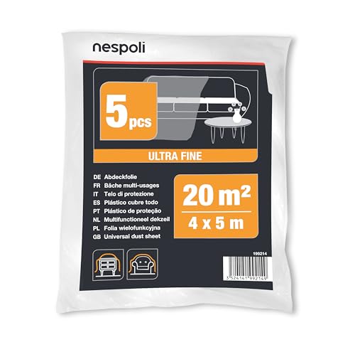 Nespoli Set 5 Teli Copritutto 4X5Mt