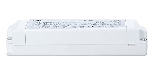 Paulmann 3999 - Trasformatore Alogeno 230/12 V, 35-150 Va, Max. 35-150 W, Dimmerabile, In Plastica, Colore: Bianco