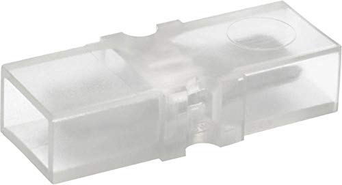 Klauke 80012, Connettore Piatto, Larghezza Connettore: 6,30 Mm, Spessore Connettore: 0,80 Mm, 180°, Completamente Isolato, Transpare