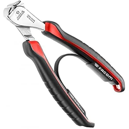 Facom 190 A.16Cpe Frontale Tronchesi Pinze, Rosso/Nero, 160 Mm