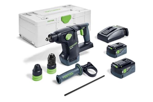Festool Martello Combinato A Batteria Khc 18 5,0 Ebi-Plus