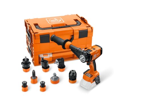 Fein Trapano Avvitatore A Batteria Ascm18-4 Qm As Quickin Set Con 7 Accessori A Cambio Rapido Quickin In Valigetta,-Boxx, Batterie E Caricabatteria No
