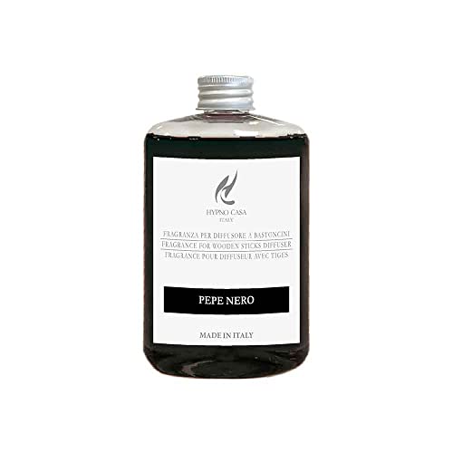 Hypno Casa - Ricarica Per Diffusori Di Profumo D'Ambiente, 500Ml. (Pepe Nero)