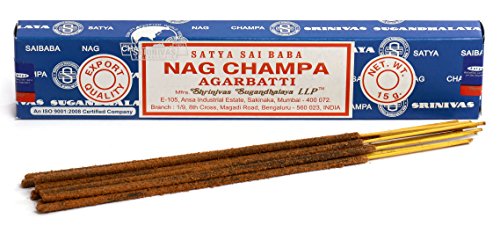 Satya Nag Champa, Bastoncini Di Incenso Da 15 G, 3 Pezzi