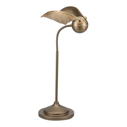 Paladone Golden Snitch - Lampada Da Scrivania Con Licenza Ufficiale Harry Potter, Luce Per Comodino, Collo Flessibile, Regalo Per Casa E Ufficio
