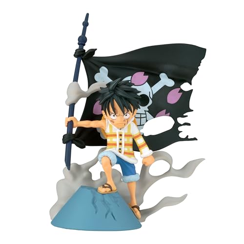 Banpresto Monkey D. Luffy One Piece - World Collectable Log Stories 8 Cm, Multicolore, Bp89295P