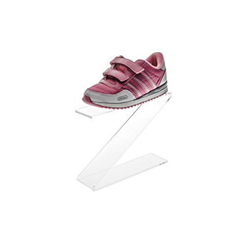 Designplex Espositore In Plexiglass Trasparente A 1 Ripiano - Misura: 5X21,5X H10 Cm – Dimensione Ripiano 5X 21,5 Cm.
