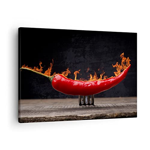 Quadro Su Tela Chilli Paprika Biologica L'Agricoltura Stampe Da Parete 70X50Cm Quadri Moderni Soggiorno Camera Da Letto 1 Pezzo Piccoli Decorazione Mu