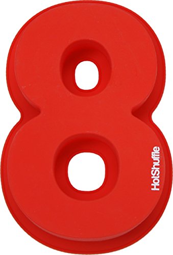 Hotshuffle Grande Numero Tortiera Silicone Cottura Compleanno Anniversario 8