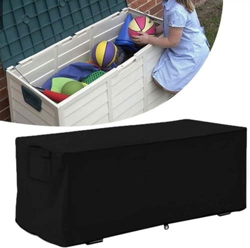 Baverta Deck Box Cover Box Portaoggetti,Protezione Uv Box Esterno Copriporta Copertura Baule Da Esterno Impermeabile Per Scatole Esterno E Scatole Di 
