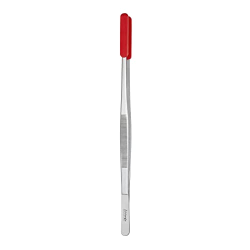 Triangle 50 487 35 00_S Grillpinzette 35 Cm Mit Silikonspitzen Professionelle Qualität Edelstahl Bbq Steakpinzette Kochpinzette Küchenpinzette