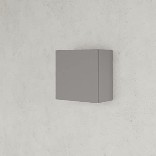 Kiamami Valentina Pensile Cubo Da 30 Cm Anta Reversibile Finitura Tortora