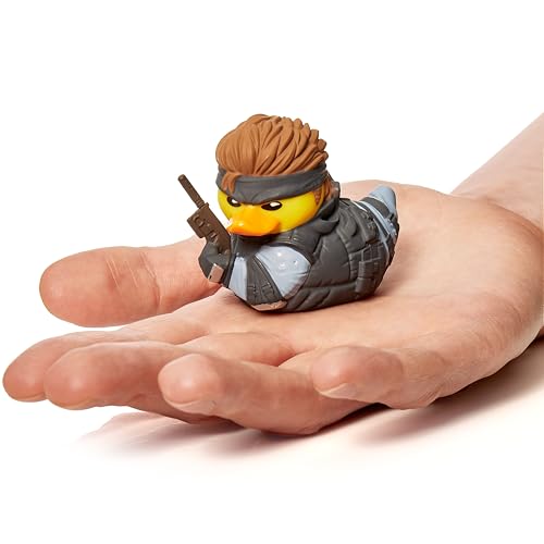 Tubbz Mini Solid Snake Collectible Vinyl Rubber Duck Figure - Official Metal Gear Solid Merchandise - Thriller Action Videogiochi