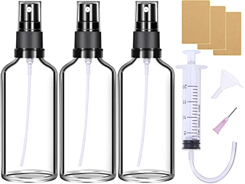 Nuts Ot Nuts Flacone Spray In Vetro Piccolo 100Ml 3 Pezzi Bottiglia Spray Trasparente Vuota Bottiglie Atomizzatore Di Profumo Riempimento Atomizzatore