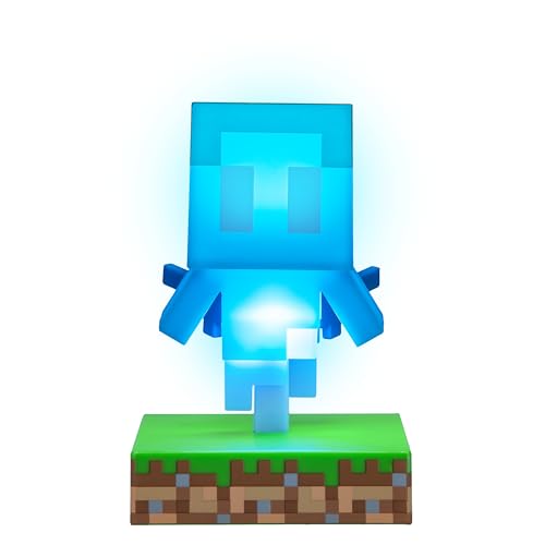 Paladone Minecraft - Lampada Da Scrivania Con Licenza Ufficiale, Decorazione Per La Stanza Dei Giochi E Merchandising Per Ragazzi E Ragazze, Accessori
