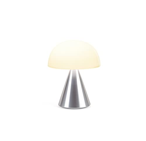Lexon Mina - Lampada A Led Portatile, 24 Ore Di Durata Della Batteria, 9 Colori Ambientali Con Interruttore Di Pressione, Impermeabilità Ipx4, Ricaric