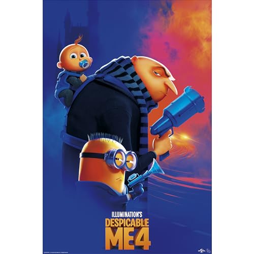 Gb Eye - Les Minions - Poster Me, Brutto E Cattivo 4 (91,5 X 61 Cm)