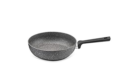 Illa Planeta Padella Alta Antiaderente 24 Cm Adatta Per Induzione In Alluminio 100% Riciclato, Made In Italy