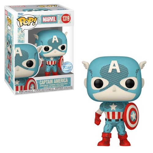 Pop! Marvel - Retro Reimagined Captain America Disney 100Th Special Edition