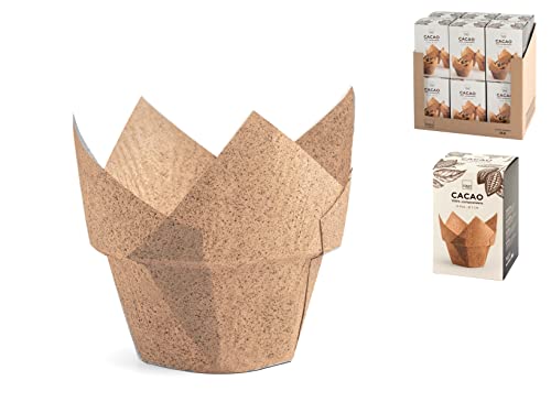 H&H Set 12 Pirottini Cacao Forno E Friggitrice Ad Aria Cm 7