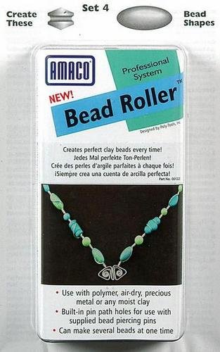 Amaco Professional Bead Roller Set 4 Utensile 2 Tipi Diversi Di Perle E Perline Per Paste Polimeriche Modellabili
