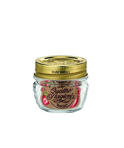 Bormioli Rocco 357767Mde121990 Vaso 4 Stagioni Cl.4 C/Caps, 0.04 Litri, Vetro, Clear