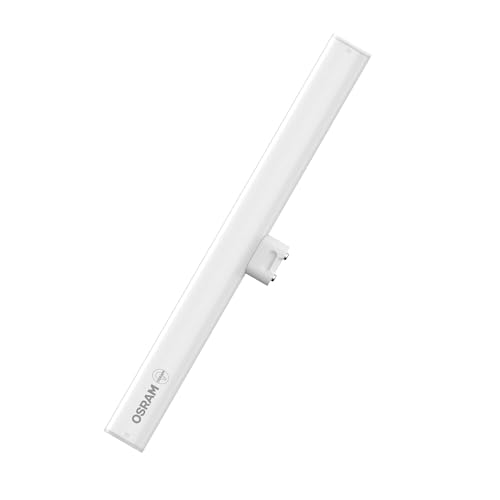 Osram Lampada Led Ledinestra A Forma Di Asta In Plastica Satinata, Attacco S14D, Dimmerabile, Luce Bianca Calda Con 2700 K, Lunghezza 30 Cm, 3 W, 275