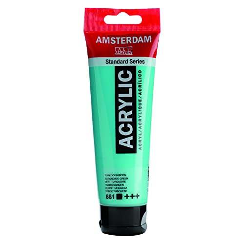Amsterdam Acry.Verde Turq, Verde Turchese, Taglia Unica