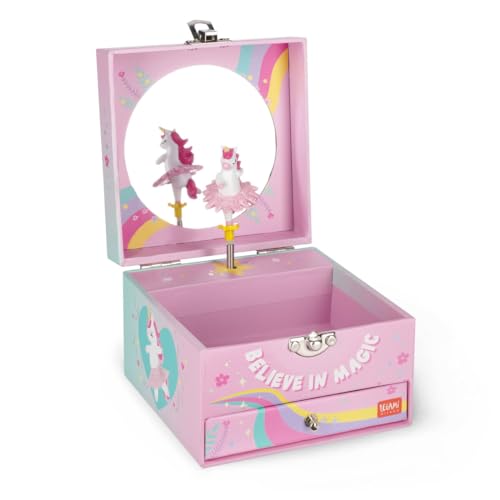Legami Musical Jewellery Box With Turning Unicorn