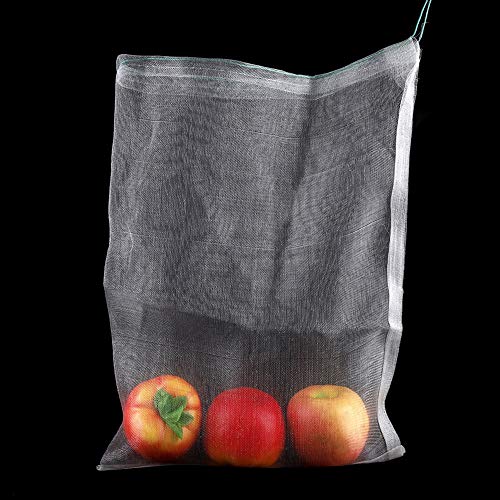 Cosiki Shopping Pazzo Fit Store Seeds, Grain Fruit Mesh Bags, 10Pcs Nylon Garden Fruit Bags, Per Melanzane(35 * 25Cm)
