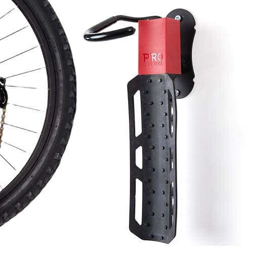 Pro Bike Tool Swivel Bike Wall Hanger - Supporto Di Stoccaggio Verticale Al Coperto Per 1 Bicicletta In Garage O In Casa - Rack Per Biciclette - Ganci