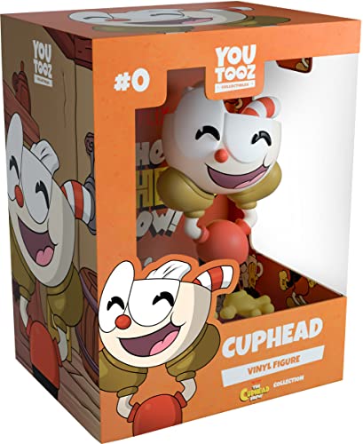 Youtooz Cuphead The Cuphead Show! Edition, 11,7 Cm, In Vinile Da Collezione Cuphead Show, Collezione Youtooz Cuphead, Colore Bianco