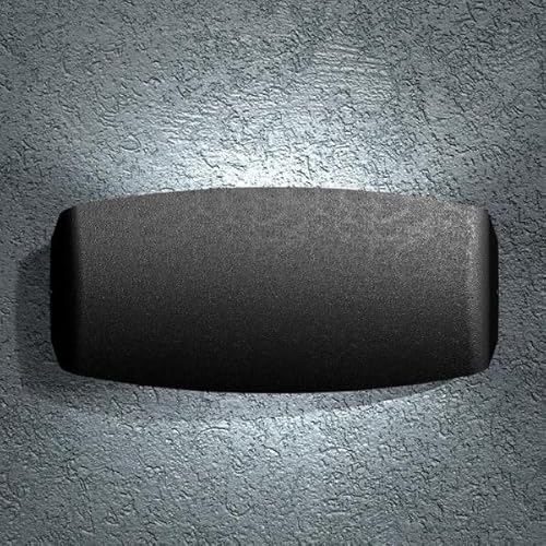 Fumagalli Applique Da Parete 10.5W Cct Nero Da Esterno (Abram 270) Ip55