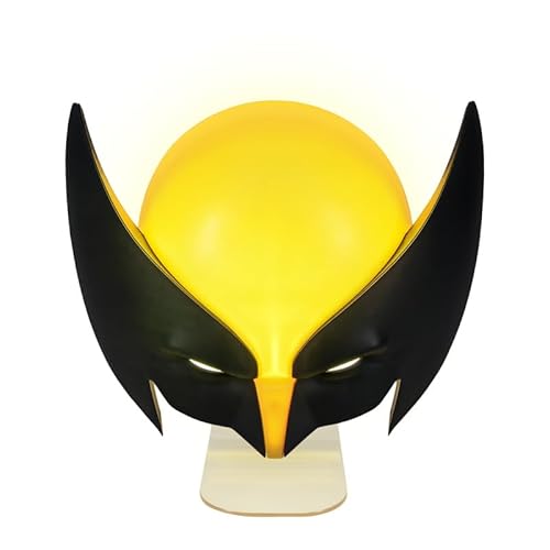 Paladone Wolverine Mask Light – Prodotto Con Licenza Ufficiale Marvel, Montaggio A Parete O Autoportante, Lampada A Forma Di Personaggio Degli X-Men,