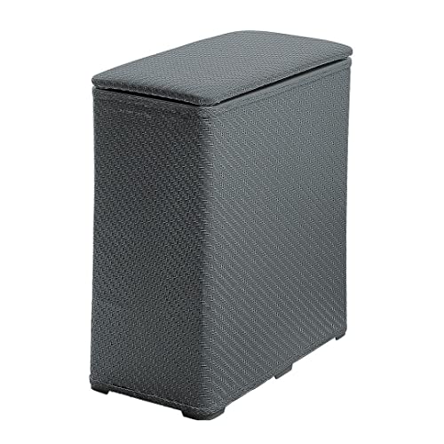 Kiamami Valentina Portabiancheria In Resina Termoplastica Grigia 70Lt