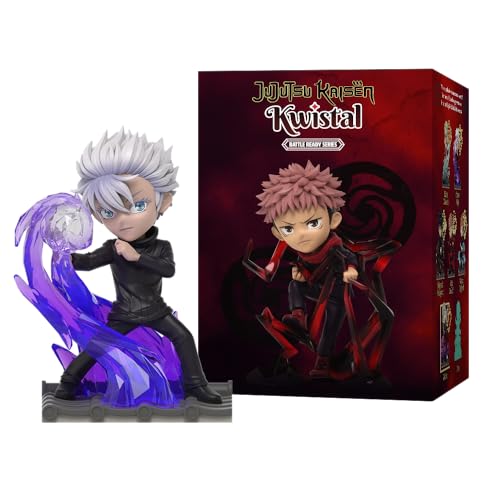 Mighty Jaxx, Action Figure Da Collezione In Blind Box Di Jujutsu Kaisen, Serie Kwistal Fwenz Battle Ready, Ogni Confezione Contiene Un Personaggio Cas