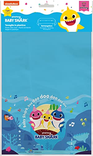 Partycube - Tovaglia Baby Shark 137X182-1 Pz